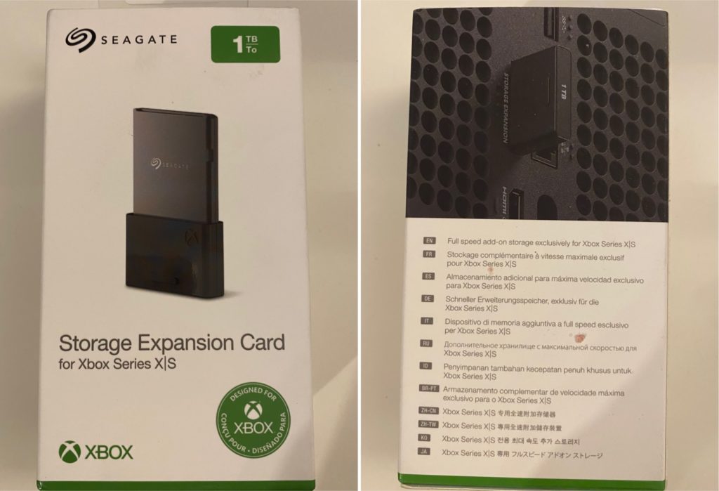 XBOX純正、Xbox Series X|S用Seagate1TBストレージ拡張カードレビュー 