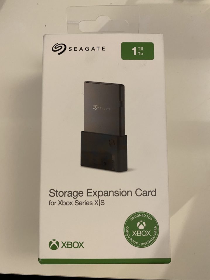 XBOX純正、Xbox Series X|S用Seagate1TBストレージ拡張カードレビュー 